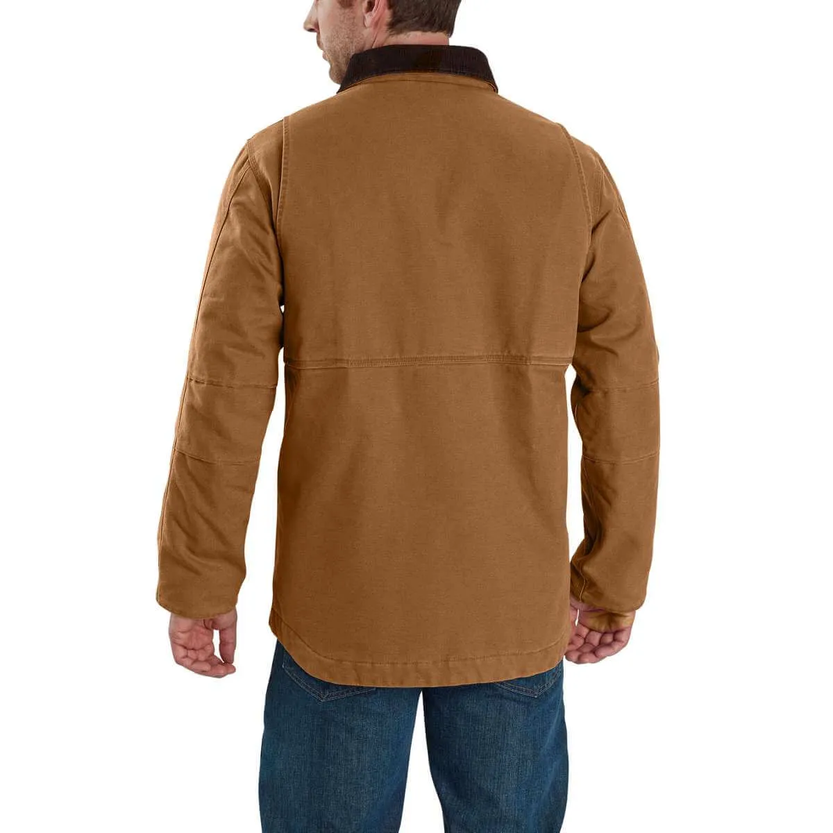 103283 - Carhartt Men's Full Swing Relaxed Fit Washed Duck Traditional Coat