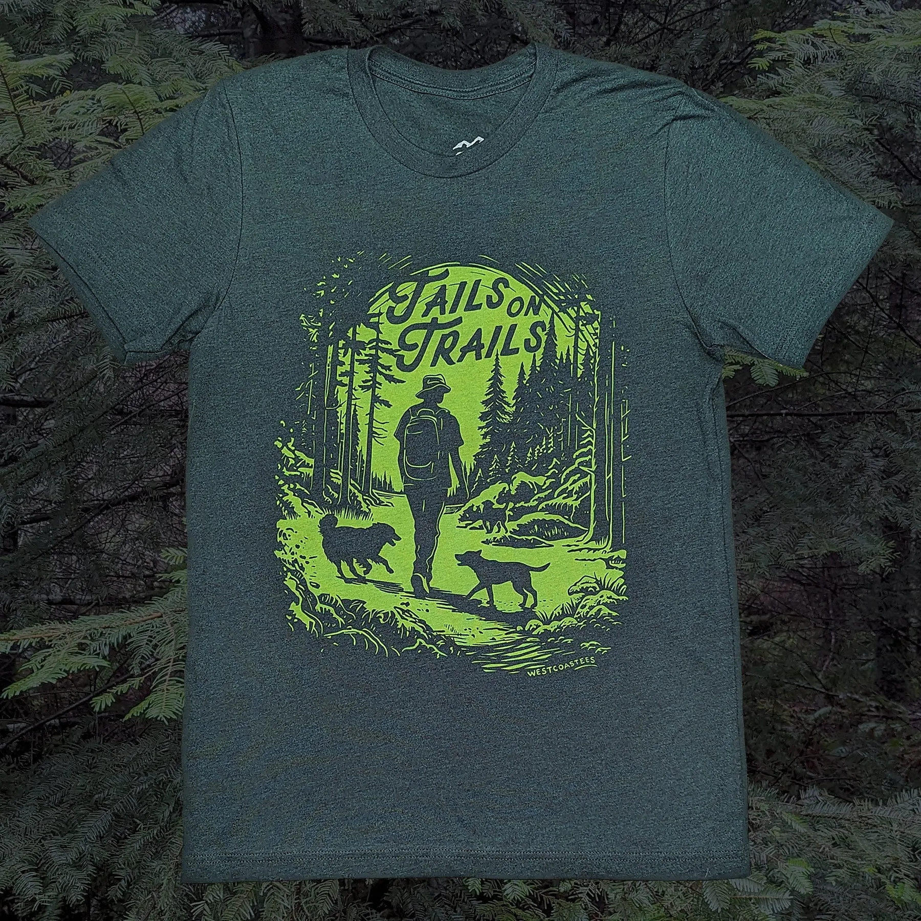 Adult Unisex Tails On Trails T-shirt