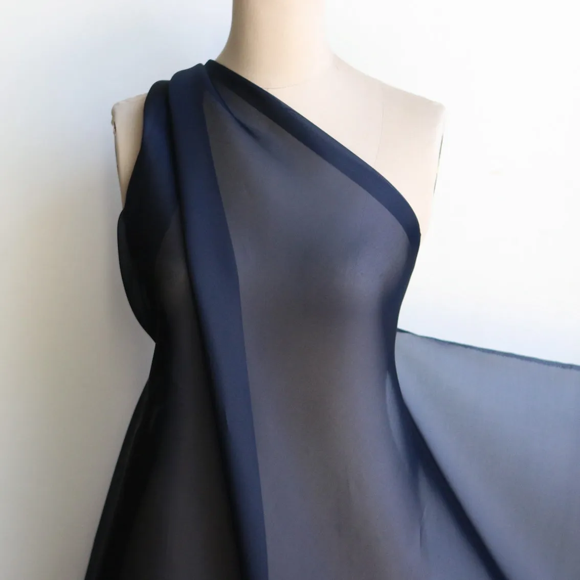 Blu Scuro Organza