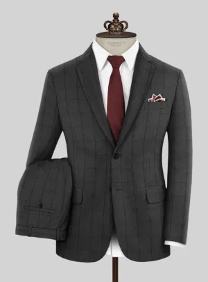 Bristol Anrico Charcoal Checks Suit