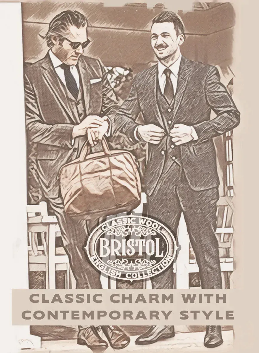 Bristol Anrico Charcoal Checks Suit