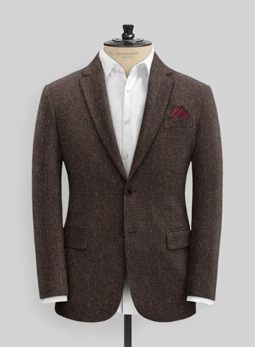 Brown Flecks Donegal Tweed Suit