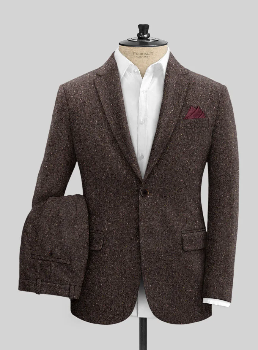 Brown Flecks Donegal Tweed Suit