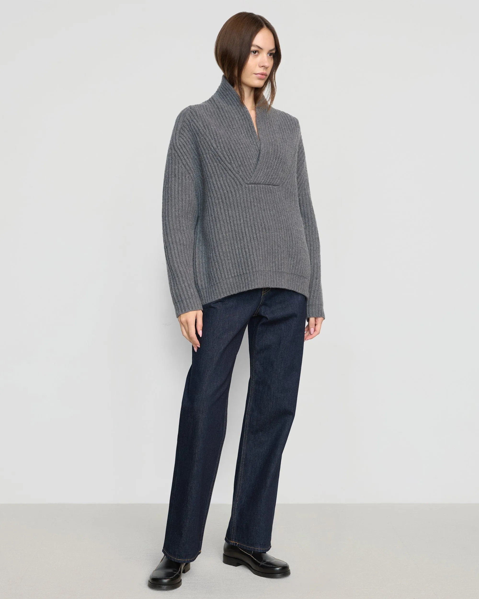 Campbell Shawl-Collar Sweater