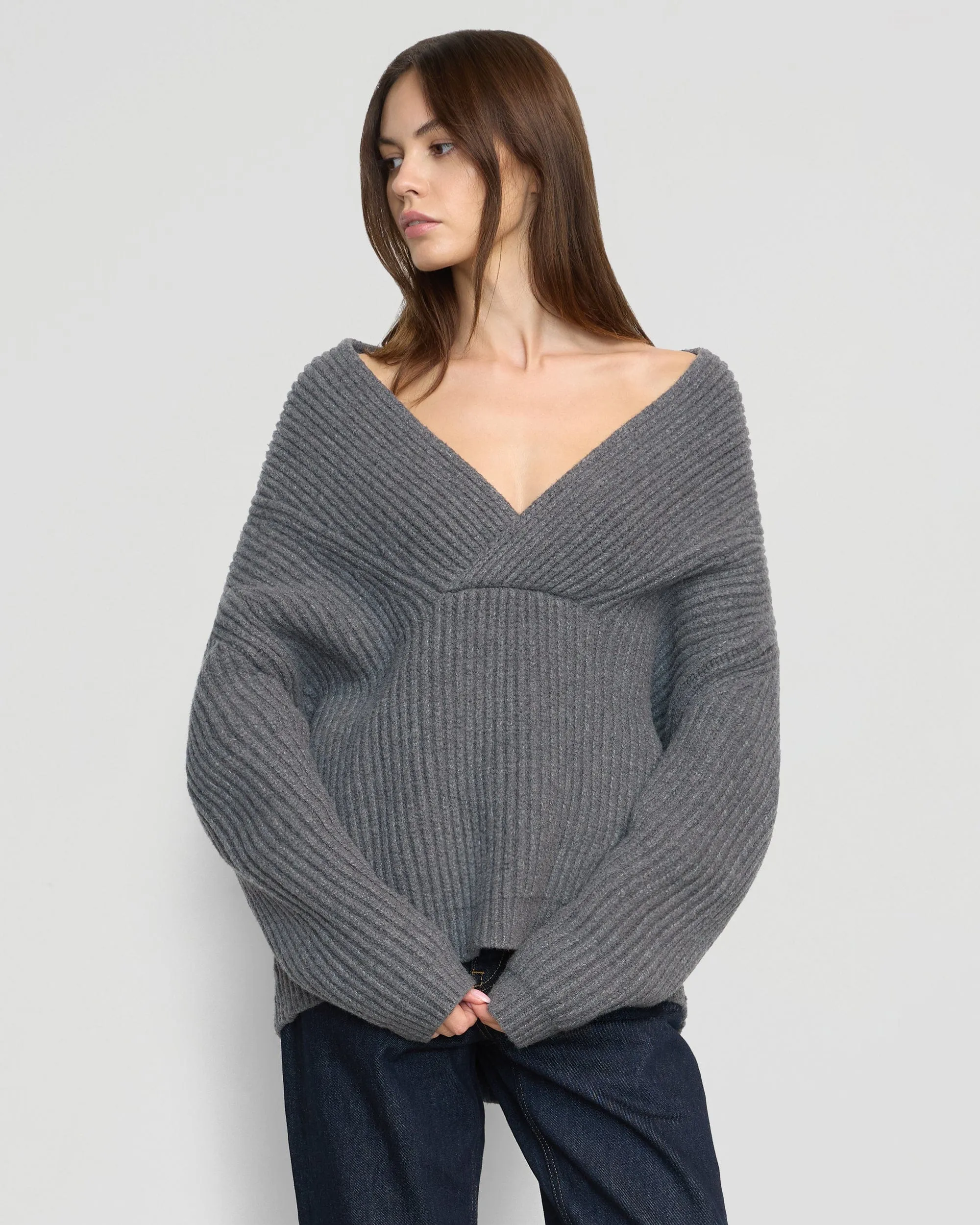 Campbell Shawl-Collar Sweater