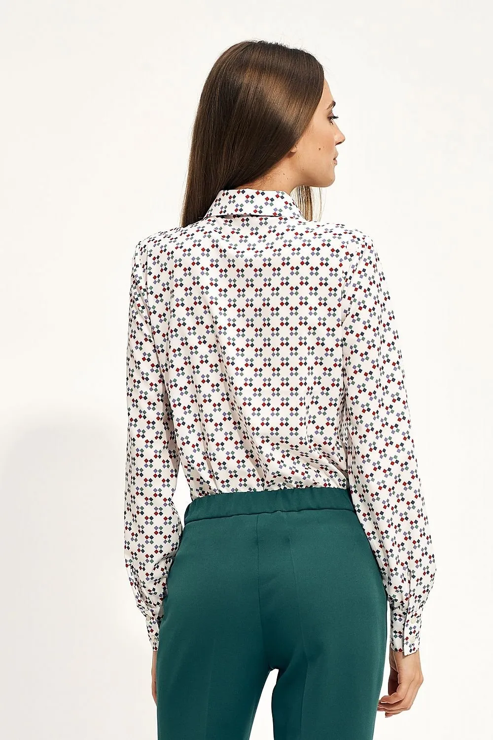 Chic Bow-Detail Professional Blouse