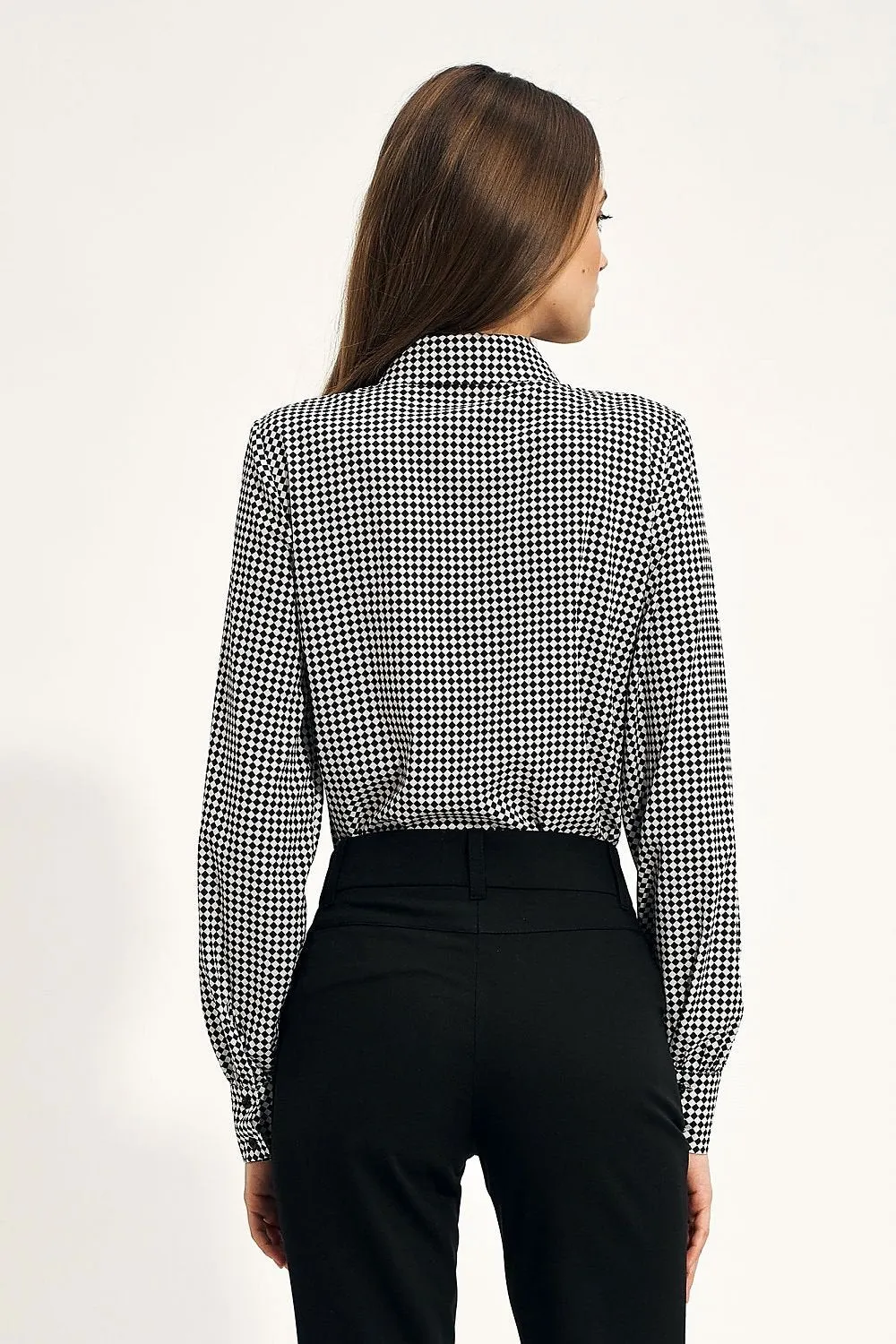 Chic Bow-Detail Professional Blouse