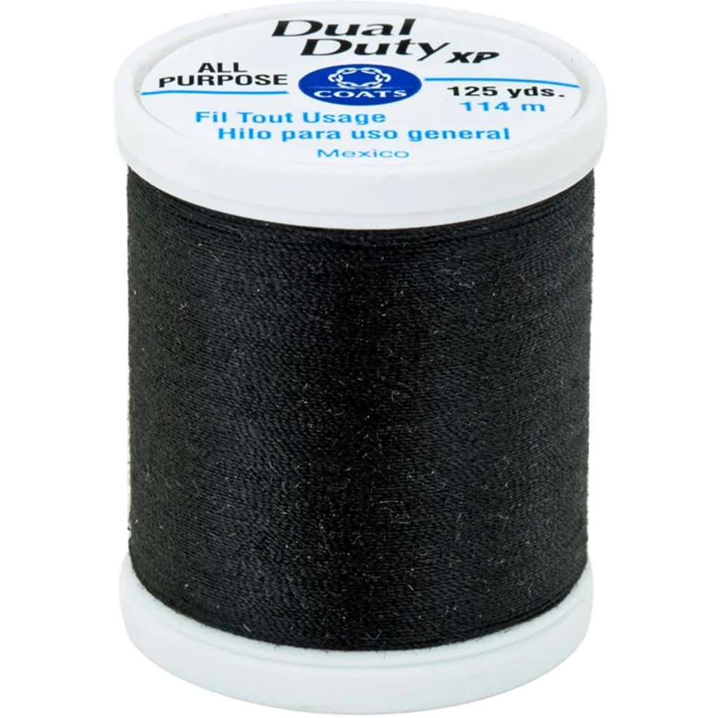 Coats Dual Duty XP General Purpose Thread 125yd Celestial Black