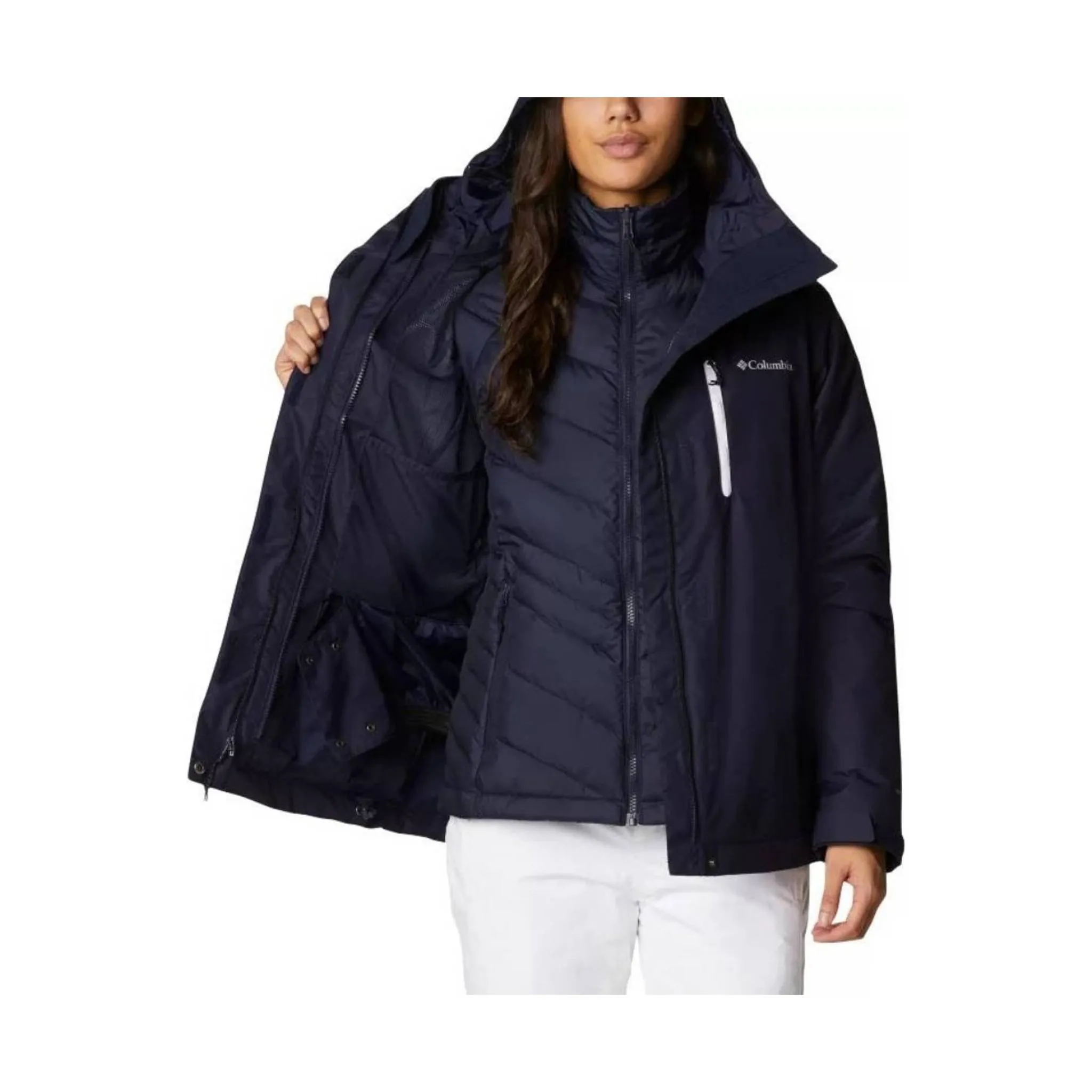 Columbia Women's Whirlibird IV Interchange Jacket - Dark Nocturnal