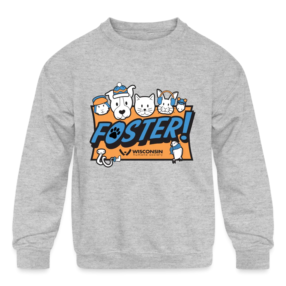 Foster Winter Logo Kids' Crewneck Sweatshirt