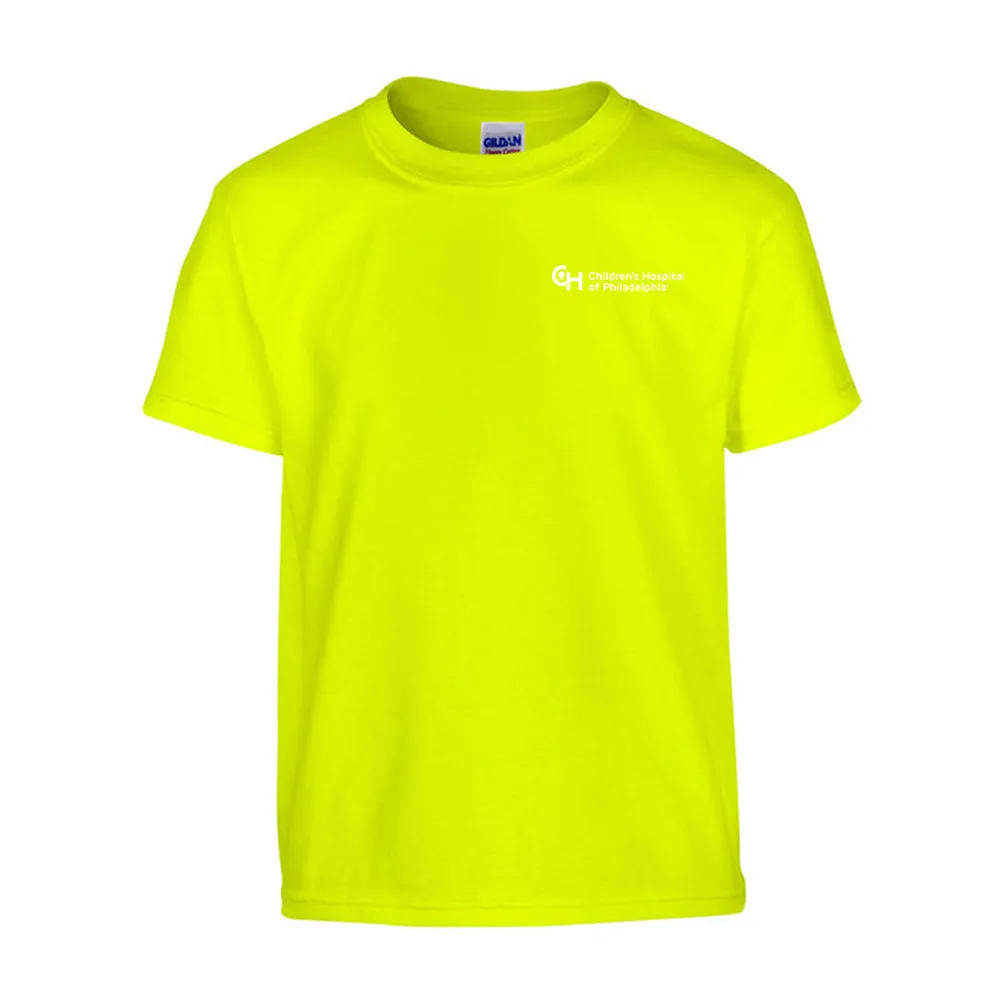 Gildan Youth Heavy Cotton Bright Color T-Shirt with White Logo