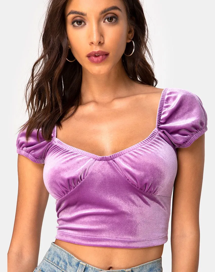 Glaty Top in Velvet Lilac