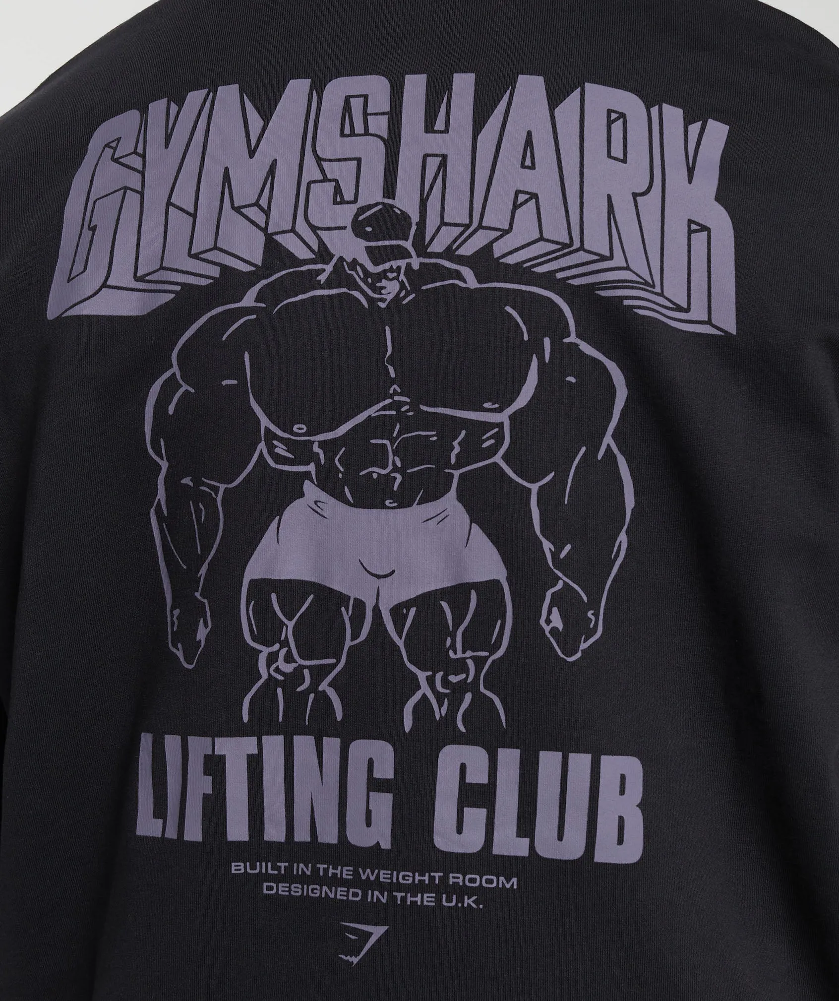 Gymshark Cartoon Lifting Crew - Black