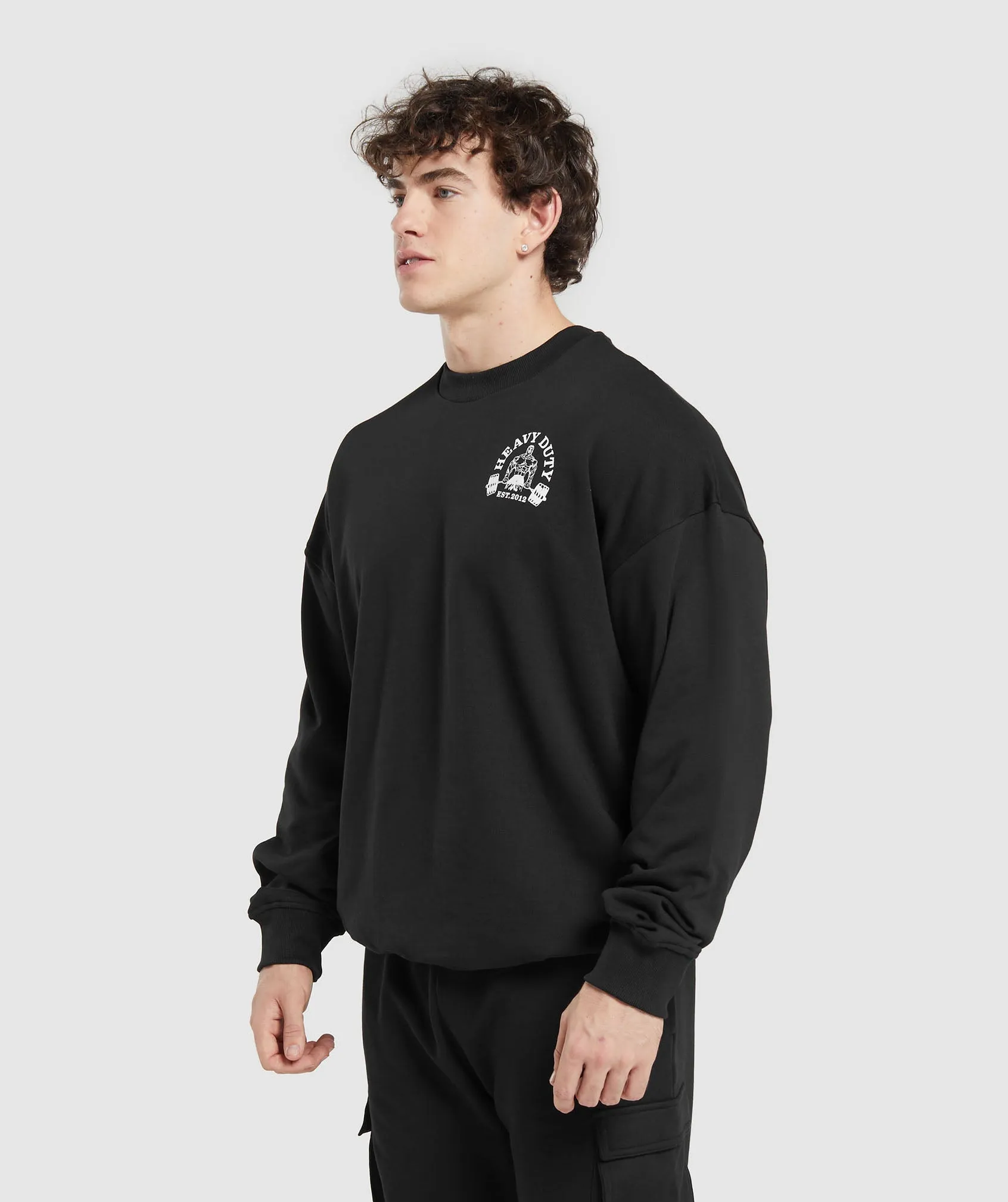 Gymshark Heavy Duty Crew - Black