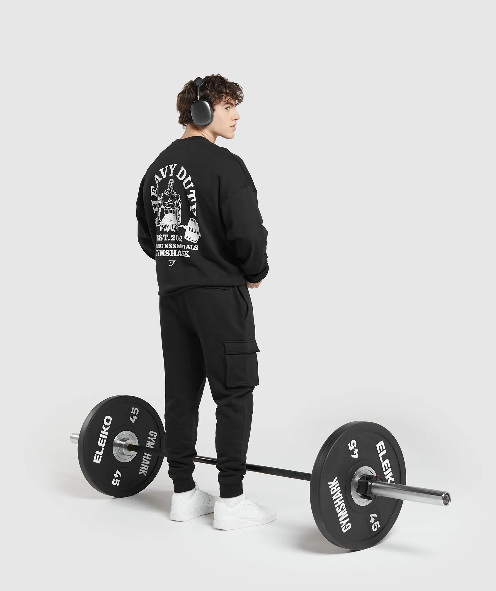 Gymshark Heavy Duty Crew - Black