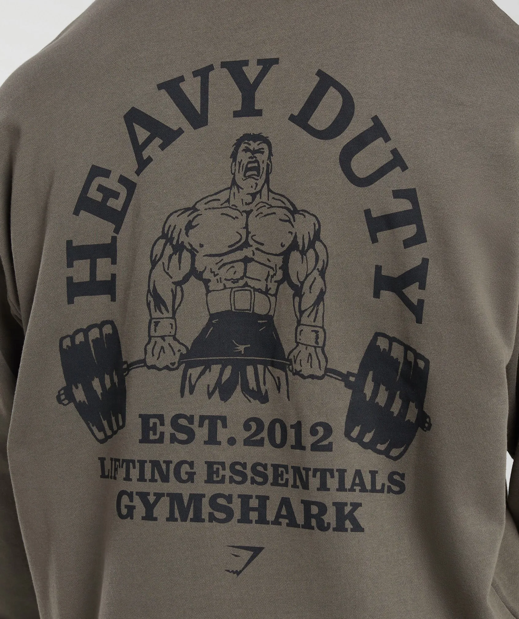 Gymshark Heavy Duty Crew - Camo Brown