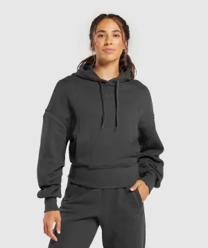 Gymshark Heavyweight Loopback Sweat Hoodie - Asphalt Grey