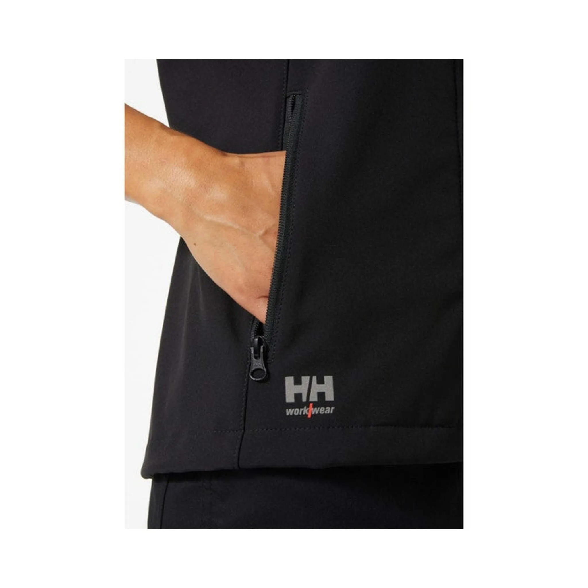 Helly Hansen Women's Softshell Vest 74242 Manchester 2.0 - Poly Front Zip, Reflective Details, Water-Repellent, Comfortable, Durable | Sizes XS-2XL