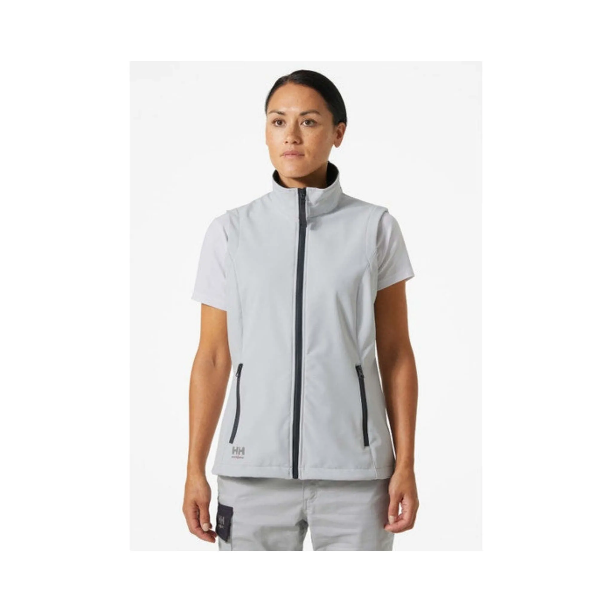 Helly Hansen Women's Softshell Vest 74242 Manchester 2.0 - Poly Front Zip, Reflective Details, Water-Repellent, Comfortable, Durable | Sizes XS-2XL