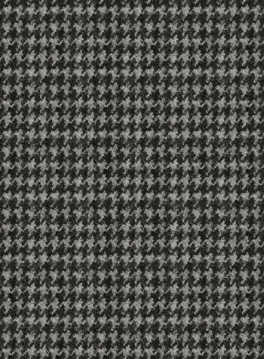 Highlander Heavy Charcoal Houndstooth Tweed Suit