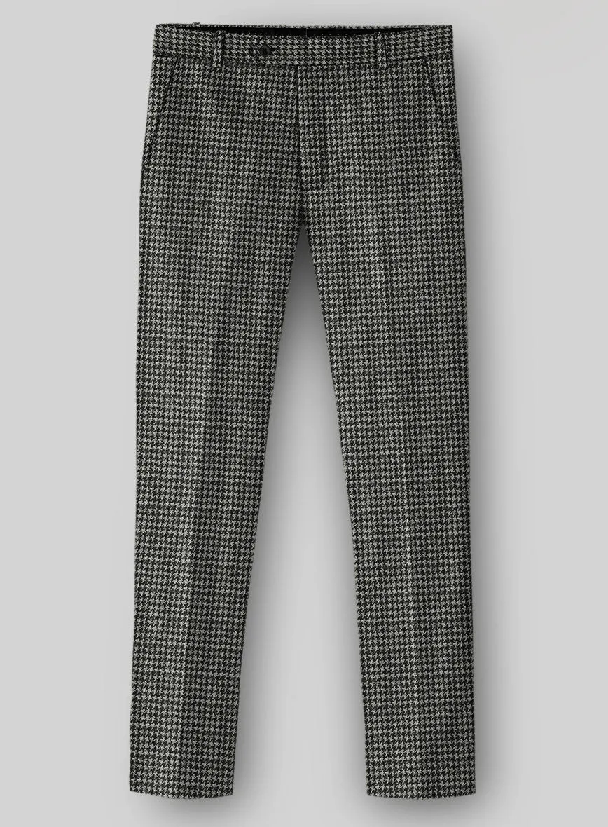 Highlander Heavy Charcoal Houndstooth Tweed Suit