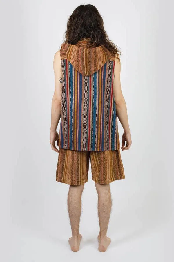 Hitchhiker Hippie Gheri Hooded Vest