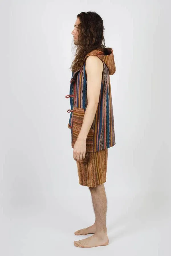 Hitchhiker Hippie Gheri Hooded Vest