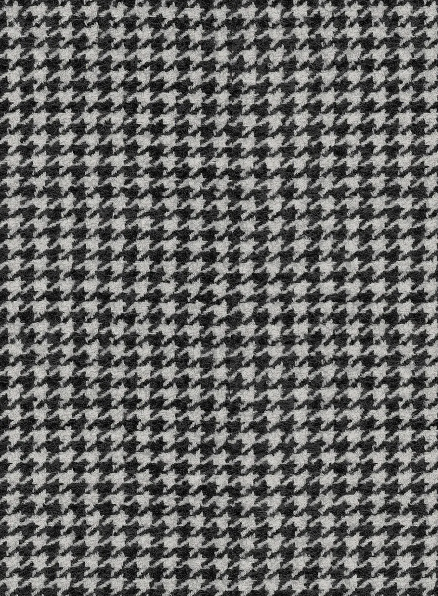 Houndstooth Black Tweed Suit