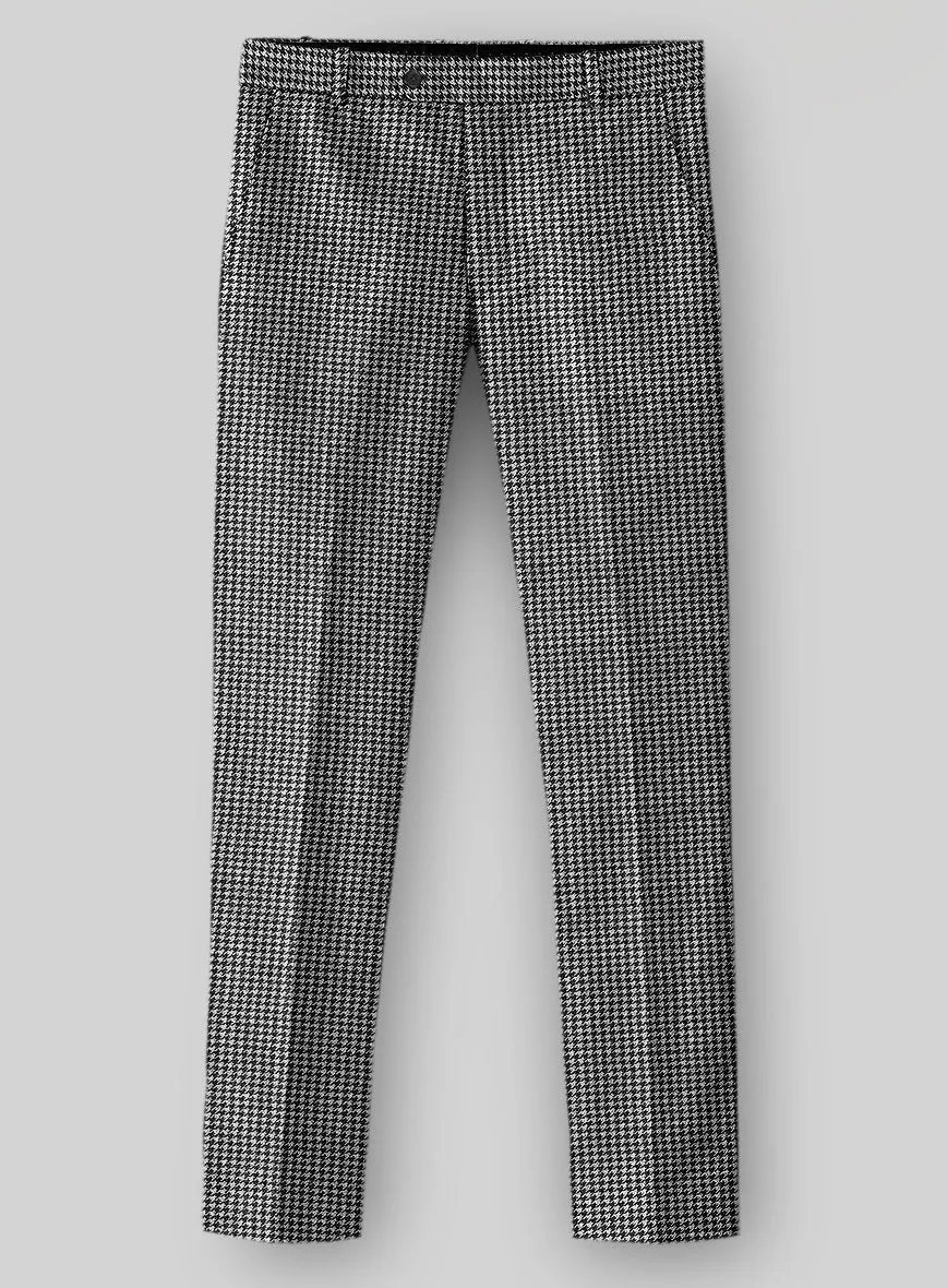 Houndstooth Black Tweed Suit