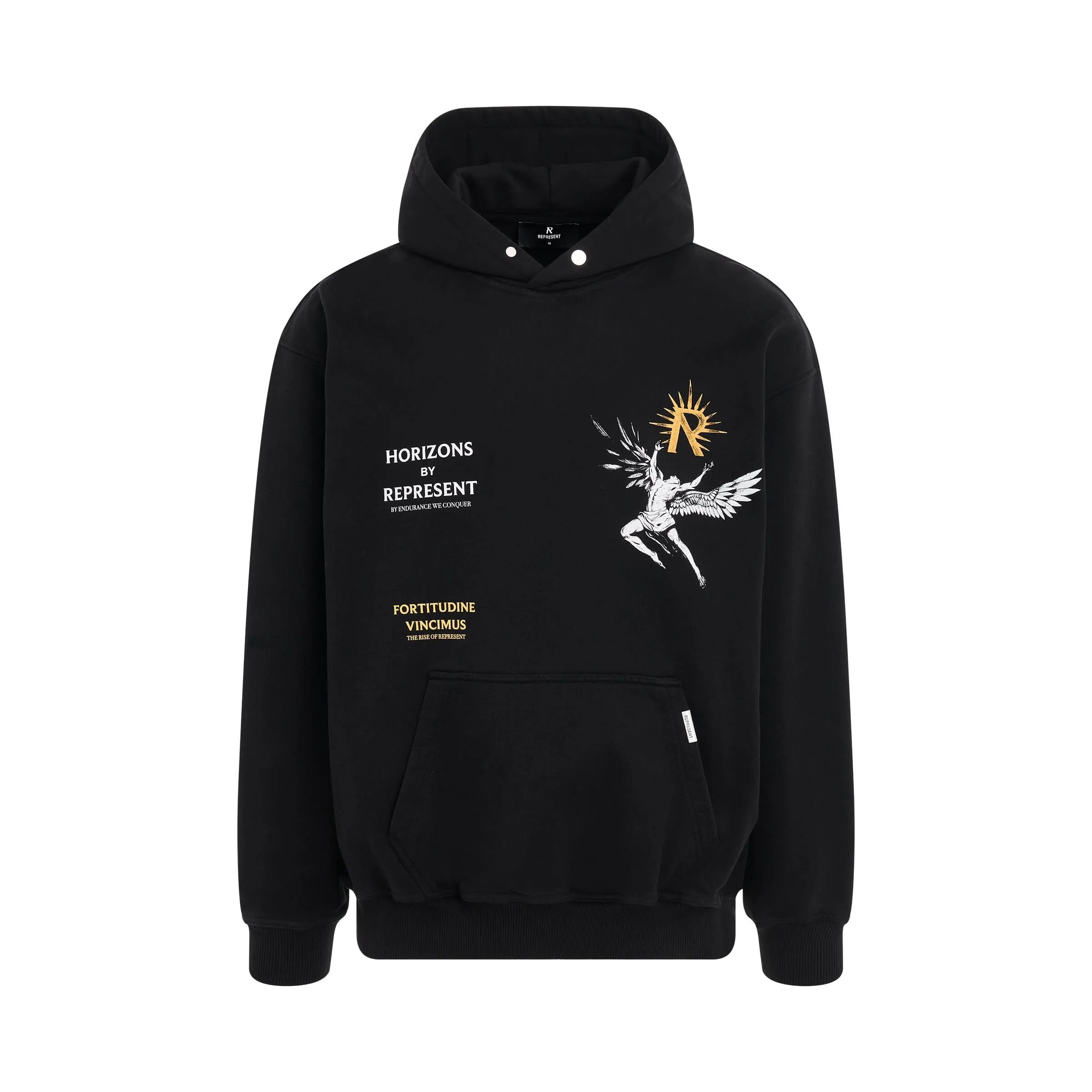 Icarus Hoodie in Jet Black