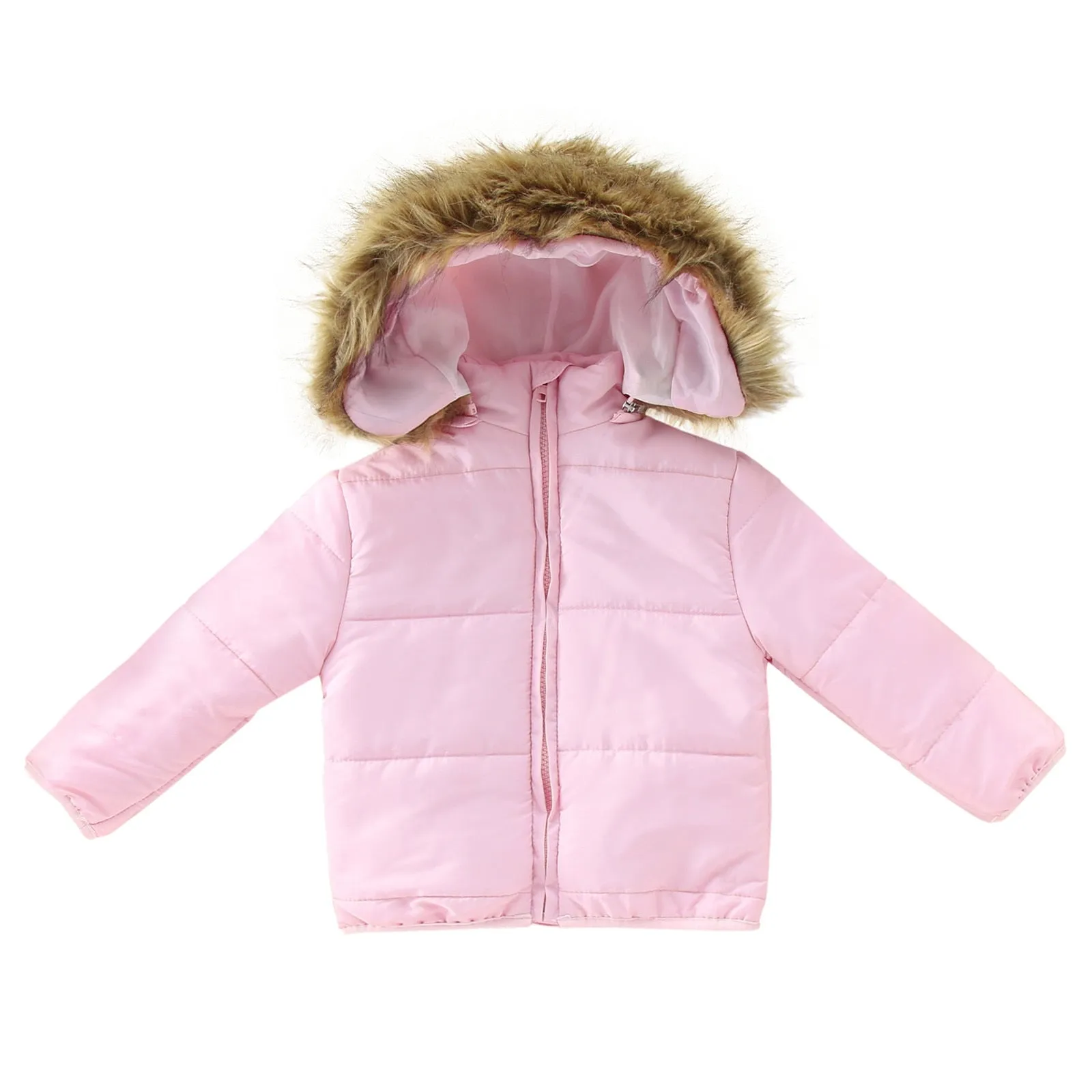 Infant Coat Jacket Snowsuit Hooded Winter Girls Boys Padded Jacket