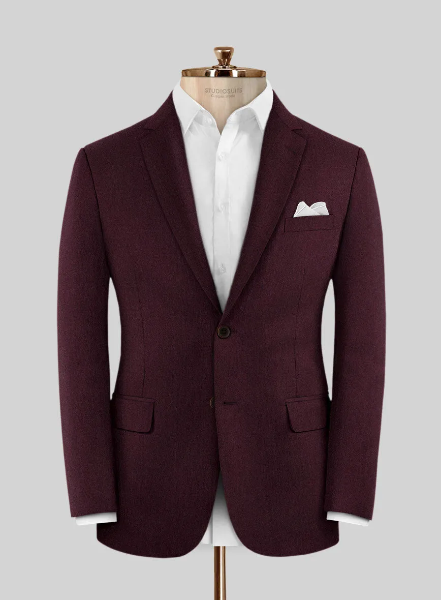 Italian Isandi Sangria Wool Suit