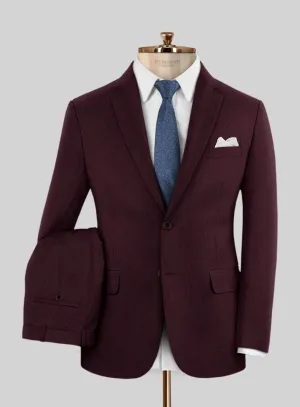 Italian Isandi Sangria Wool Suit