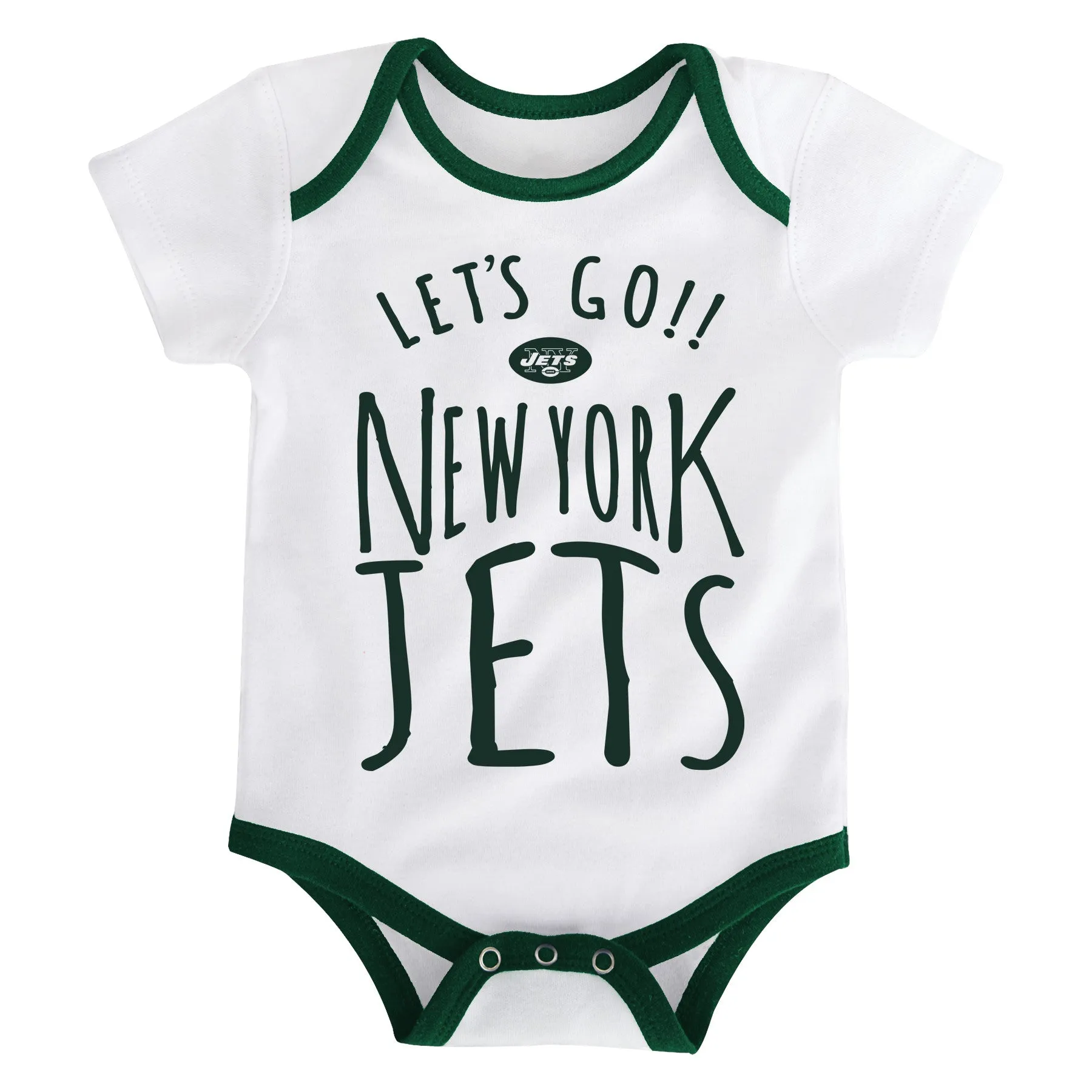 Jets Let's Go 3-Pack Bodysuit Set