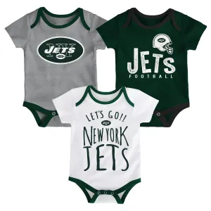 Jets Let's Go 3-Pack Bodysuit Set