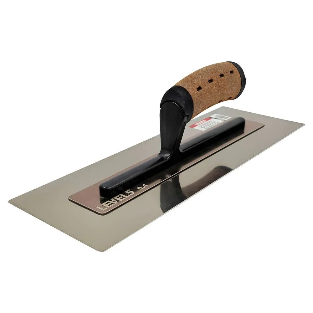 Level 5 Flat Flex Finishing Trowels (0.4mm Blade)