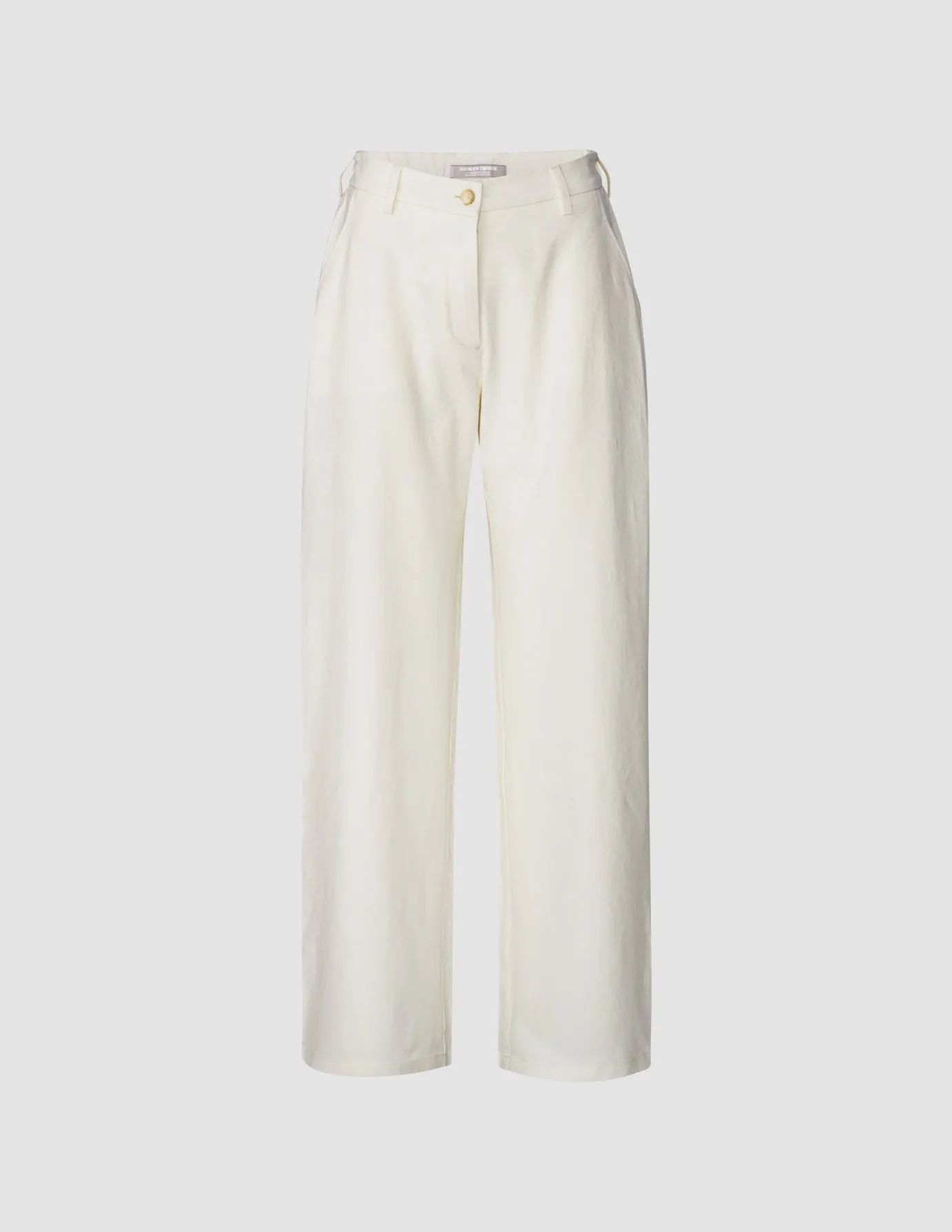 Linen Pants Off White