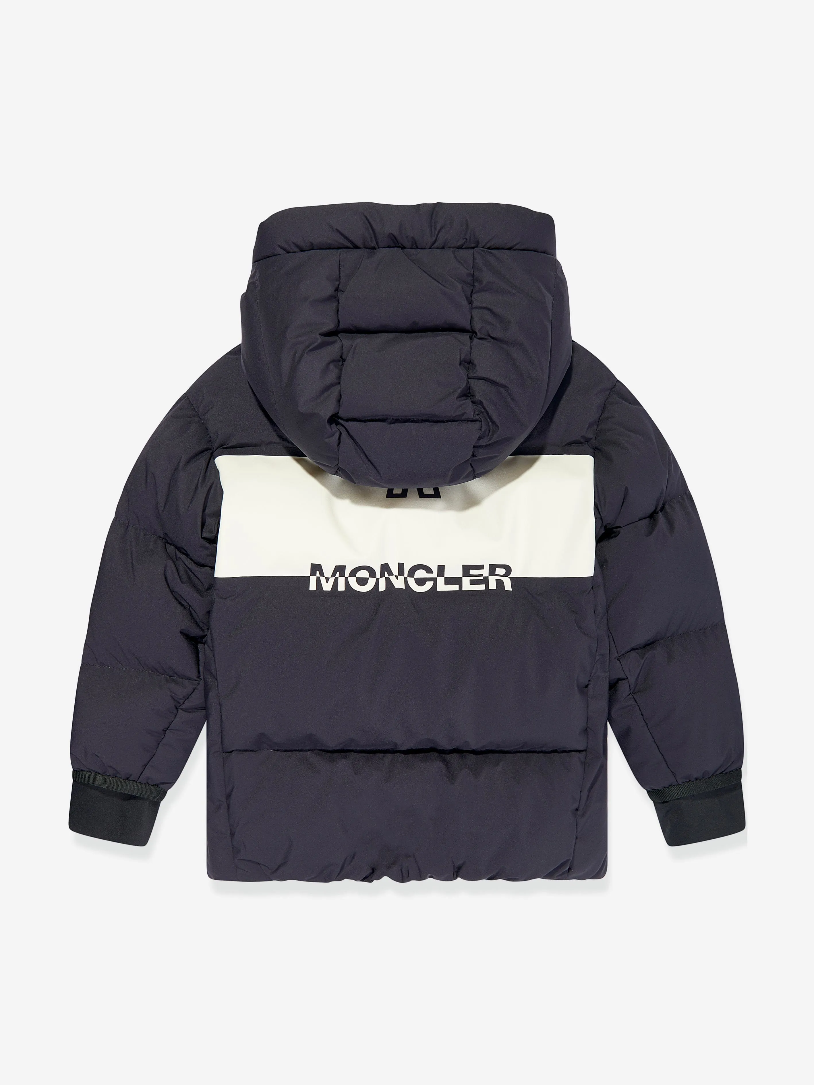 Moncler Enfant Boys Grenoble Down Padded Zinal Jacket in Navy