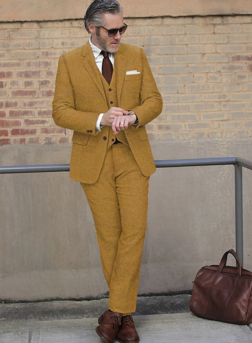 Naples English Mustard Tweed Suit