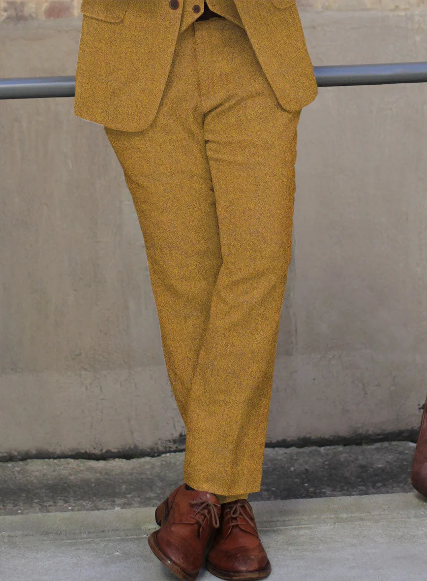 Naples English Mustard Tweed Suit