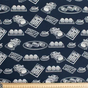 Quilter's Own Indigo Sushi Cotton Prints