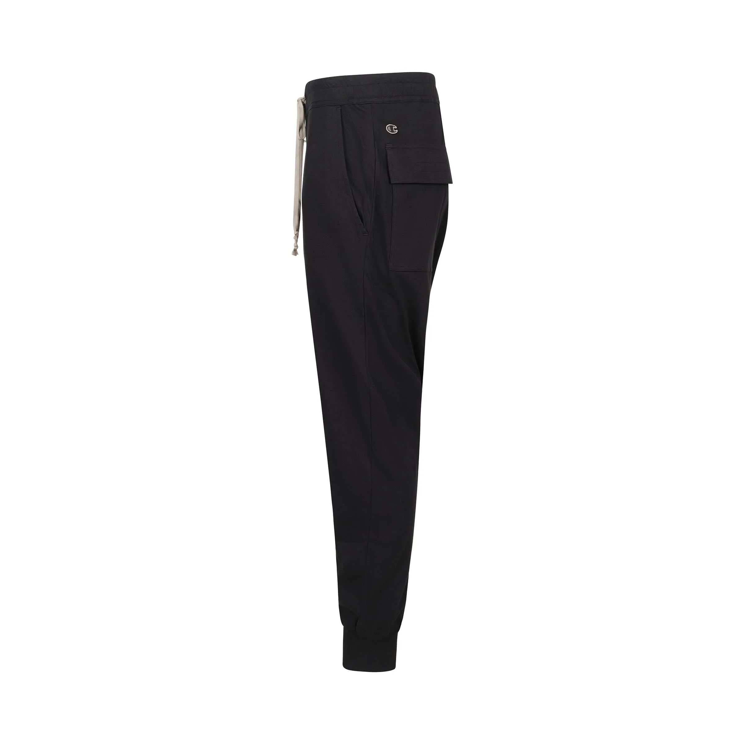 Rick Owens x Champion Pentagram Prisoner Drawstring Pants in Black