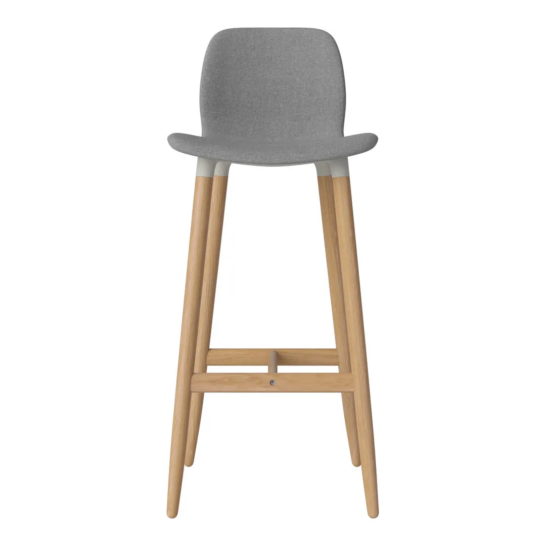 Seed Bar Chair - Upholstered - Oiled Oak Base