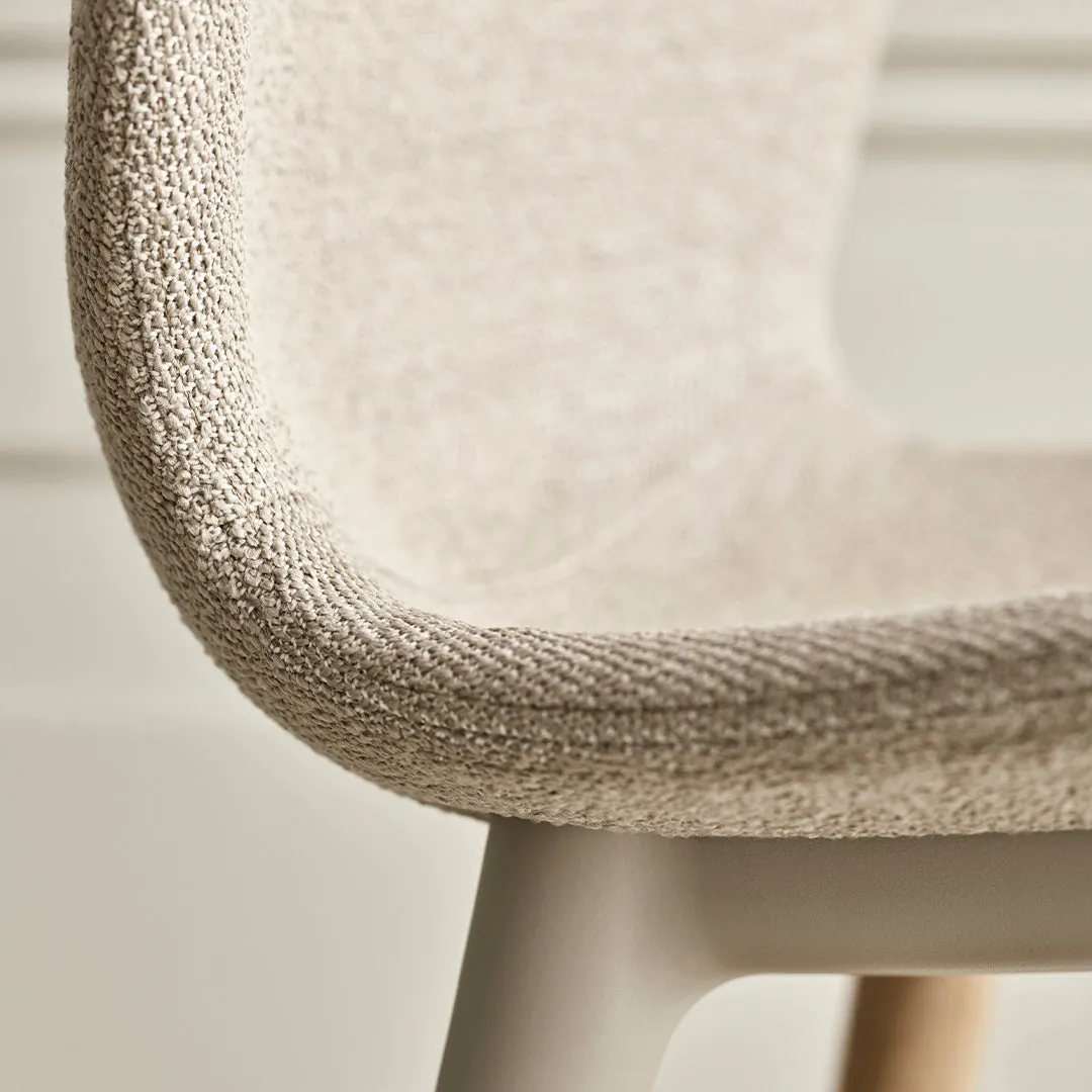 Seed Bar Chair - Upholstered - Oiled Oak Base