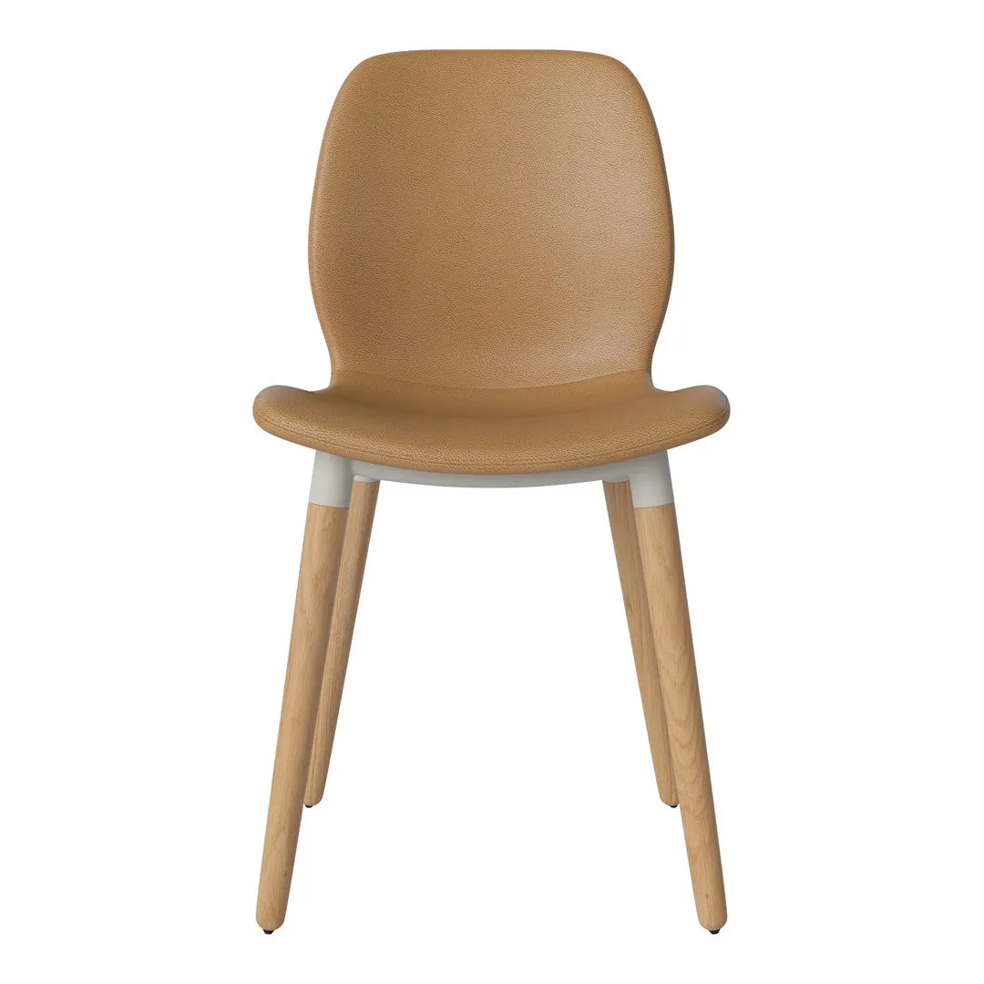 Seed Dining Chair - Upholstered - Oiled Oak Base