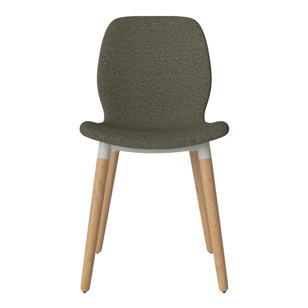 Seed Dining Chair - Upholstered - Oiled Oak Base