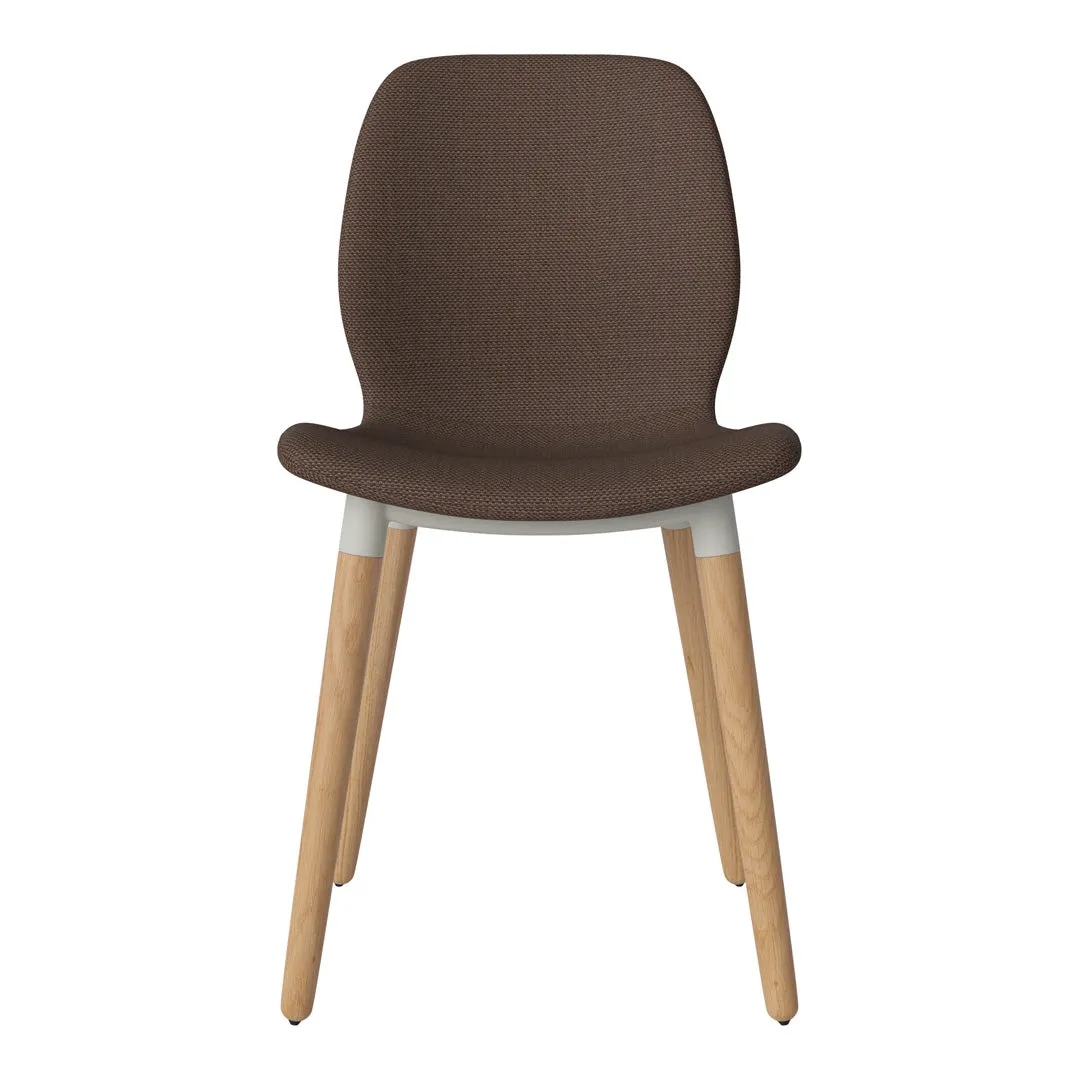 Seed Dining Chair - Upholstered - Oiled Oak Base