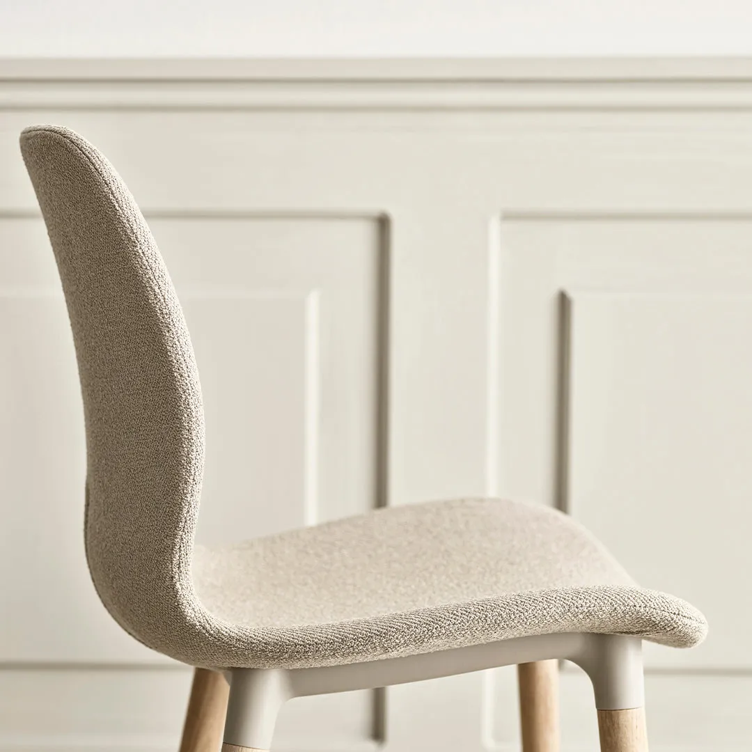 Seed Dining Chair - Upholstered - Oiled Oak Base