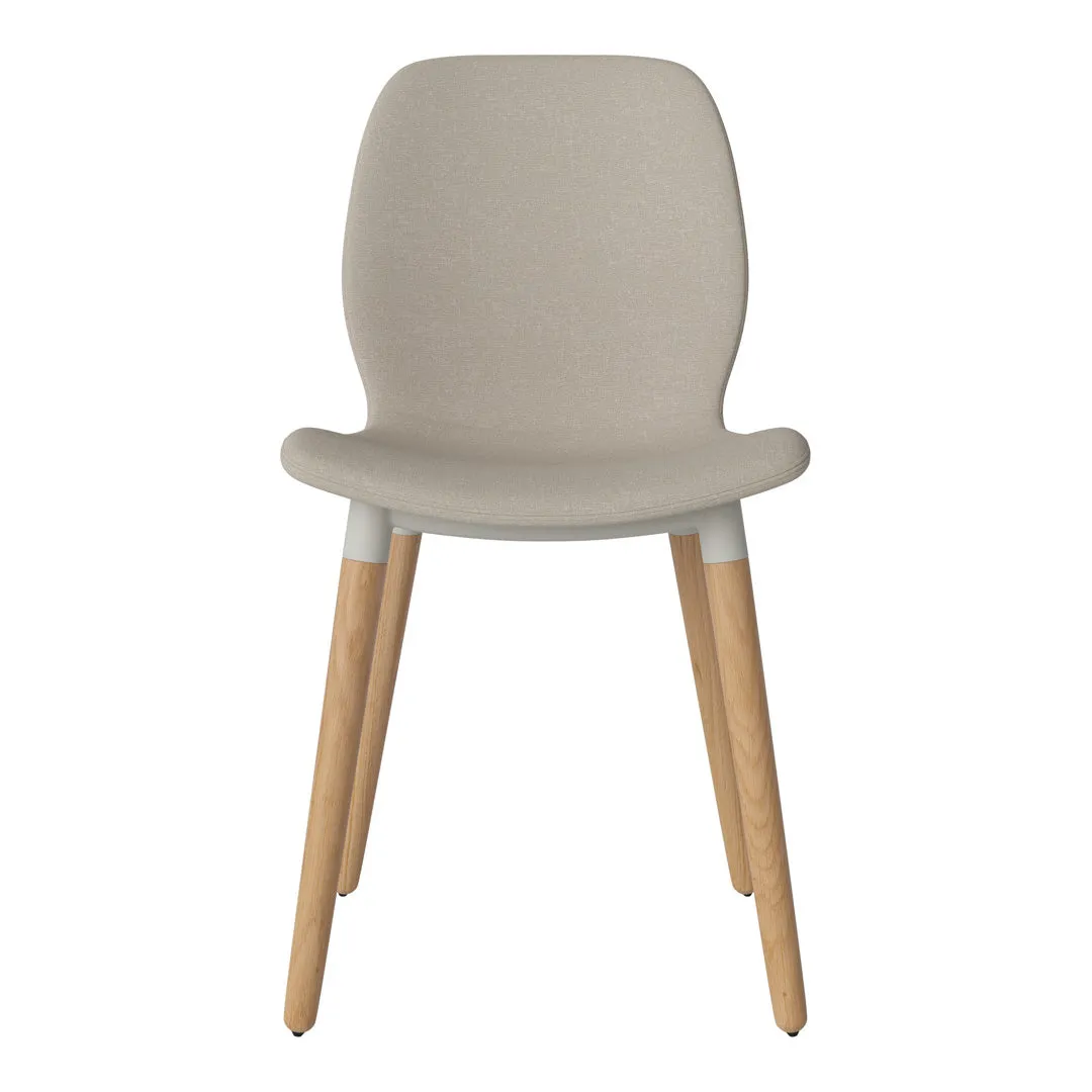 Seed Dining Chair - Upholstered - Oiled Oak Base