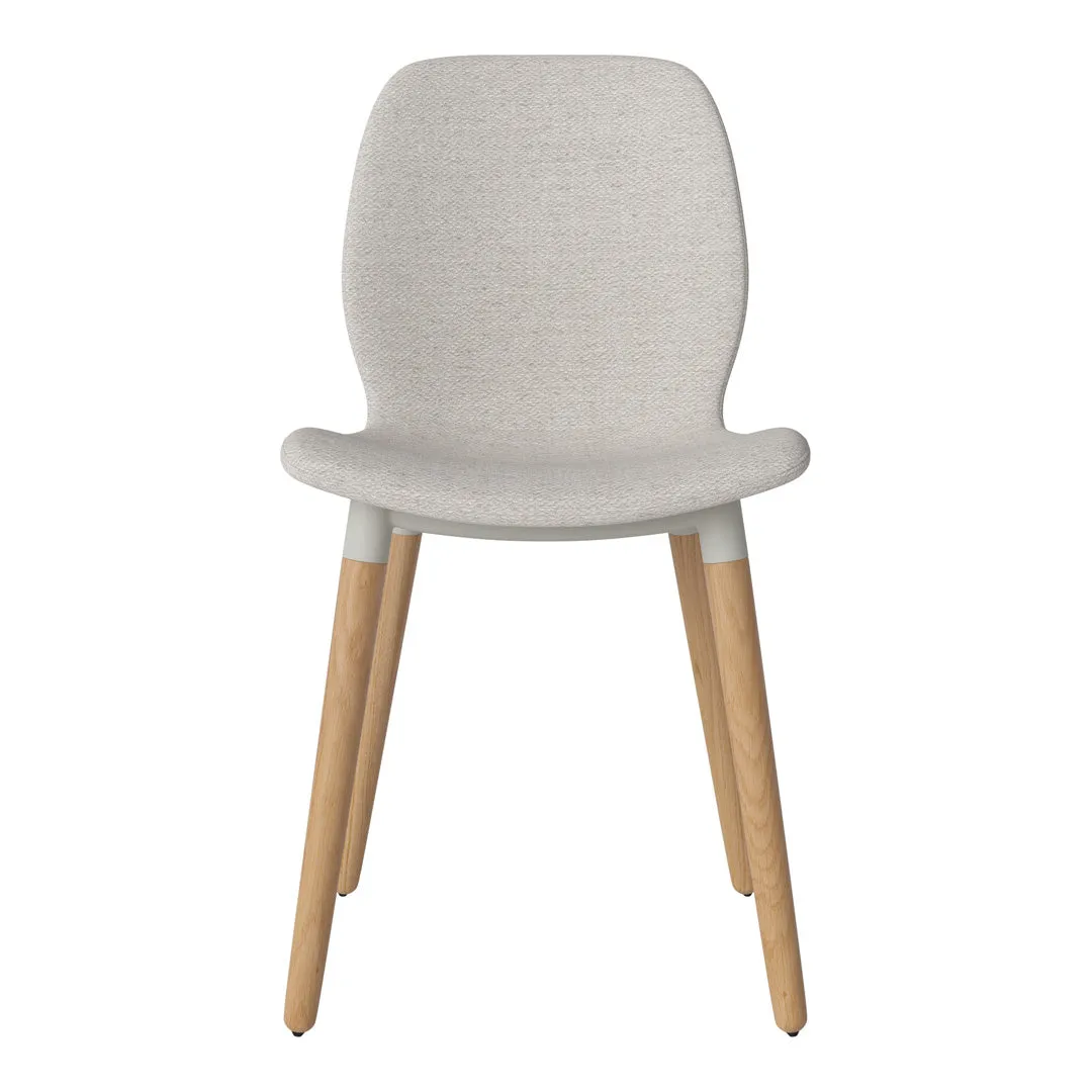 Seed Dining Chair - Upholstered - Oiled Oak Base